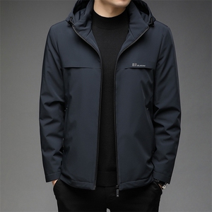 羽绒服冬男休闲脱卸帽中年男2023冬装外套爸爸装GSNAY-K01-P225图片