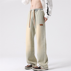8XL-M特大码牛仔裤男宽松直筒裤子加肥加大码K908P50控68图片