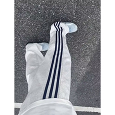 美式cleanfit三条杠纹理卫裤男款秋季潮牌宽松运动裤垂感直筒长裤，男装休闲裤，星座410-6（原星座1304-1）