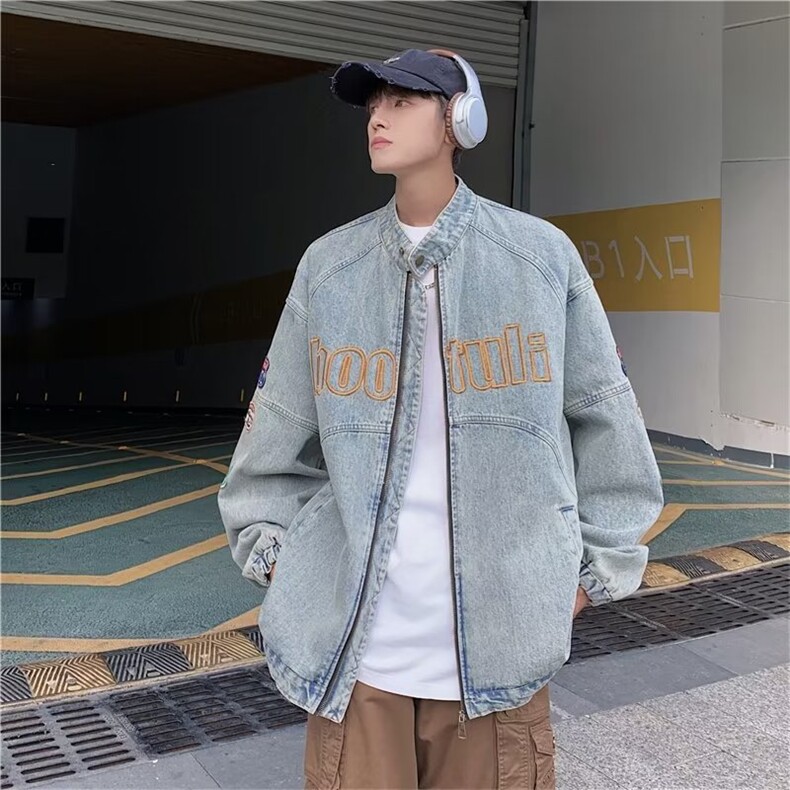 秋季青春流行男夹克文艺潮外套N1216P75,男装夹克,星座1116-2