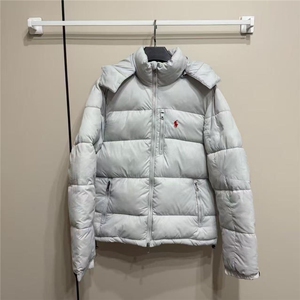 R/L拉夫小马刺绣可拆卸连帽防风保暖男女棉服外套MF99 P140图片