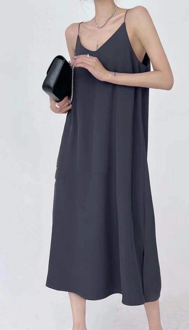 现货夏季吊带裙，女装背心吊带，歆座 XINZUO