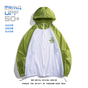 白底23新款夏季冰丝薄款宽松百搭防晒衣外套F141P65控88图片