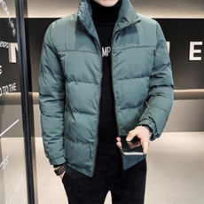 店主风棉衣男2024冬季新款纯色修身跑量立领棉服外套MY2382-p125，男装棉衣，电商D303
