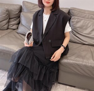 春款马甲,女装马甲,亮金金