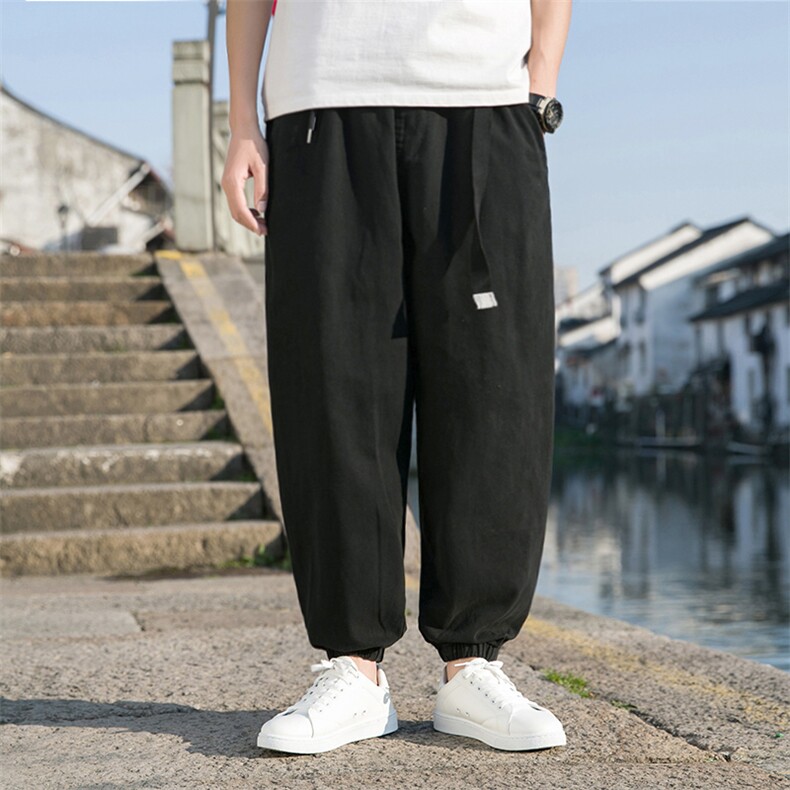 A3801P80秋冬季美式复古宽松束脚工装裤男大码休闲重磅纯棉裤子，男装棉裤，星座704（原B229）