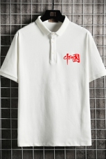 PL57276-P35翻领短袖polo衫男大码胖子半袖t恤男有领保罗衫网格，男装Polo衫，电商A040A