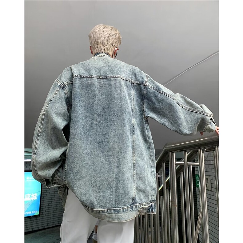 秋季青春流行全刺绣牛仔夹克JK8615P75,男装夹克,星座1116-2