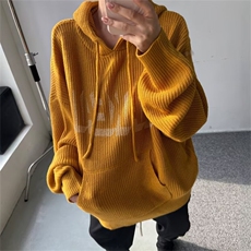 连帽卫衣男女春秋2025年新款毛衣时尚洋气针织衫上衣情侣帽衫，男装针织衫/毛衣，星座506A