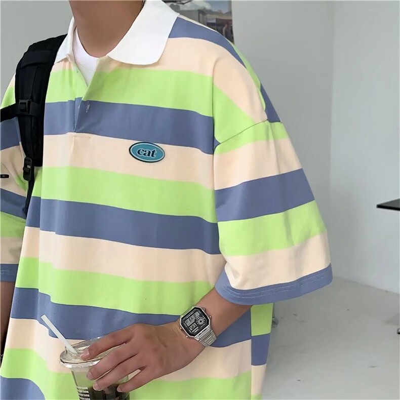 男春季polo潮流时尚休闲短袖T7825P28,男装Polo衫,星座1116-2