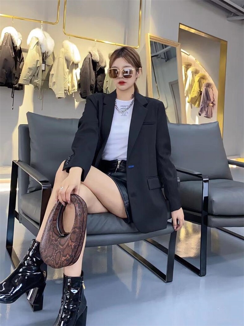 欧美风现货西装外套，女装西装，艾涵o