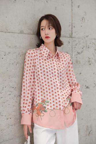 韩系定位花衬衣，女装，春花与熙南