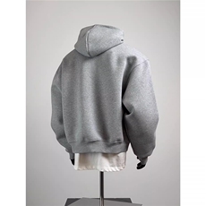 连帽卫衣男秋冬季小众boxy版型帽衫外套WY209-P60，女装短外套，星座208-5