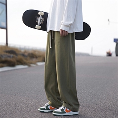 运动裤纯色休闲垂顺运动百搭舒适卫裤K628特批35，男装休闲裤，星座718-1