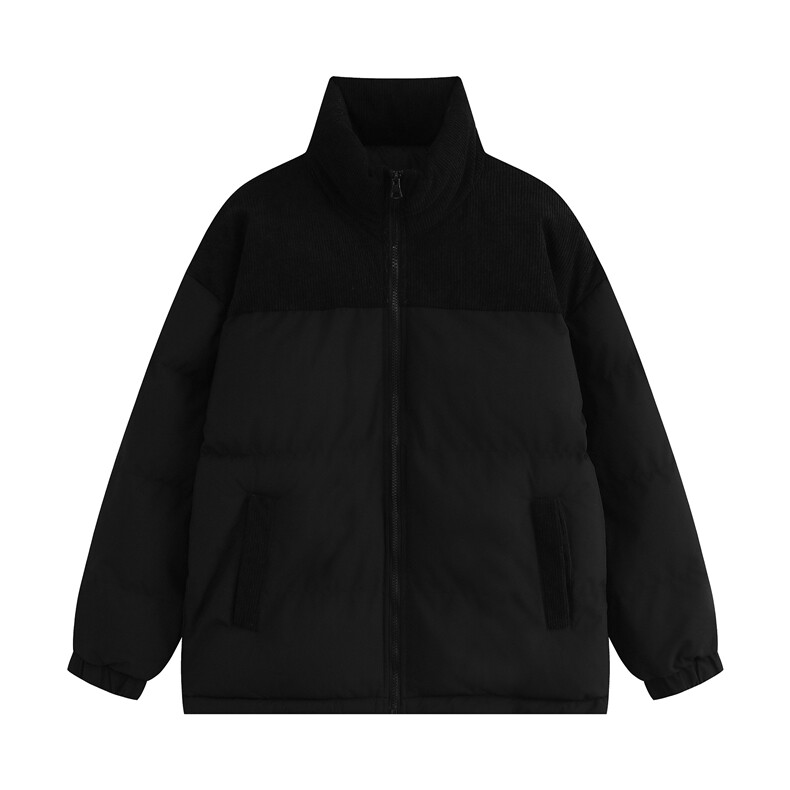 白底平铺时尚拼色面包服宽松休闲立领棉服A247-MY2279特批60控98,男装棉衣,电商A247