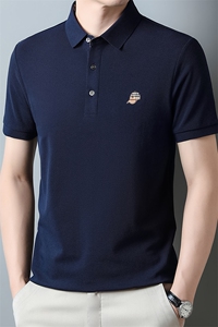 男士夏季新款商务休闲短袖T恤男式时尚潮流翻领体恤 XY8873-P75图片