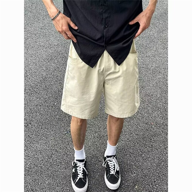 美式潮牌大口袋工装短裤男休闲夏季速干薄款五分裤子DA1119-P38,男装牛仔裤,星座208-5