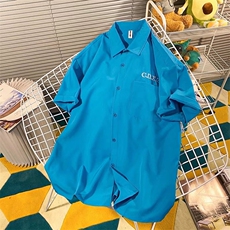短袖衬衫春款男港风潮流CS109P35，男装衬衫，星座1116-2