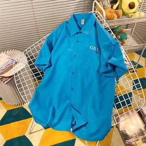短袖衬衫春款男港风潮流CS109P35图片