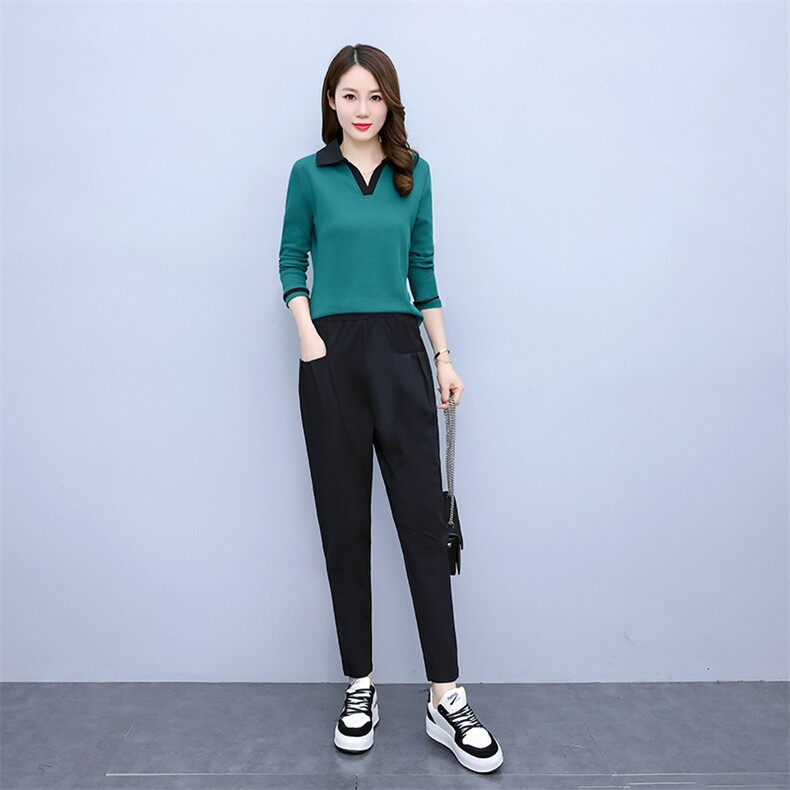 品牌休闲运动套装女2025春季新款减龄洋气妈妈跑步服两件套,女装套装/套裙,梦依杭