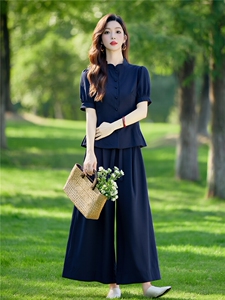 巨好看的夏装套装女2026新款洋气减龄时尚休闲阔腿裙裤两件套图片