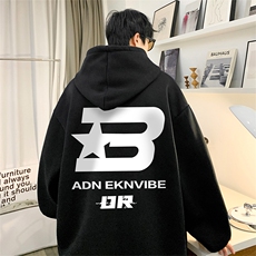 抖音得物供货可提供视频秋冬重磅美式宽松连帽卫衣DL2021，男装卫衣，电商A486