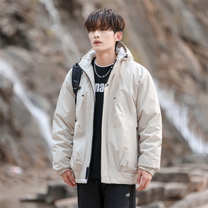 冬季加棉加厚刺绣棉服男士休闲棉袄连帽潮流棉衣A266-MY8011-P75图片