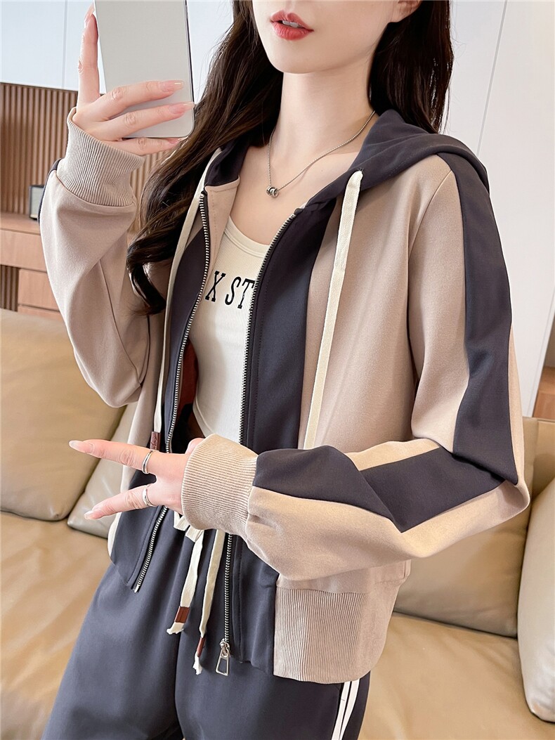 休闲运动女夏季2026新款气质减龄高级感短袖卫衣阔腿裤,女装套装/套裙,网红馆