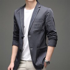 西装男2023新款中年男士秋季便西外套爸爸春秋商务休闲西服男装，男装西服，电商B212（原钱塘6029）