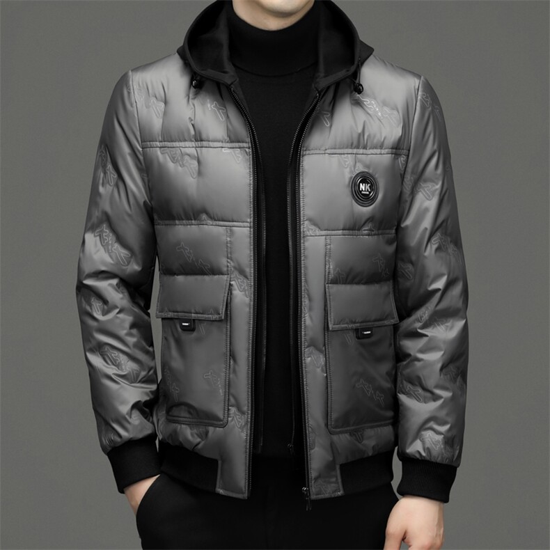 BWS22206钱塘2020-2中青年男士冬季厚款商务休闲简约羽绒服P255,男装羽绒服,钱塘207-2