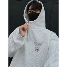现货WY10098-常规P55加绒P65新款特殊纹路高质量连帽加绒卫衣，男装卫衣，电商A059