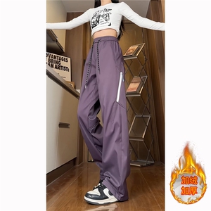 815A-K322-P50控88 秋季机能美式冲锋裤女工装裤登山休闲宽松长裤图片