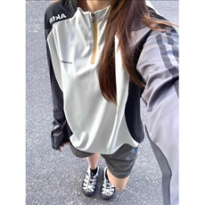 网图！新款美式户外运动风长袖男女同款-EX51046-特批50，男装T恤，电商A061