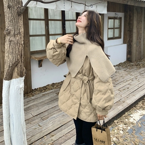 针织披肩90绒小香风菱格羽绒服2C170---1187--P305控458图片