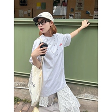万针全刺绣工艺抖音得物高品质260克重磅纯棉双纱美式高街短袖T恤，男装T恤，电商A486