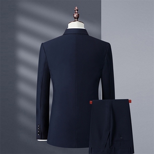 男士2023年春季西服礼服西装修身商务休闲男装西装套装图片