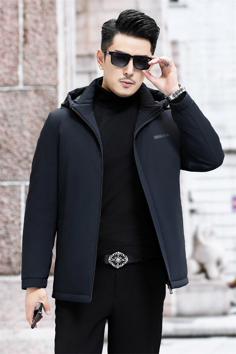 B88163钱塘2020-3时尚休闲冬季厚款百搭新款中年男士羽绒服P288,男装羽绒服,钱塘207-3