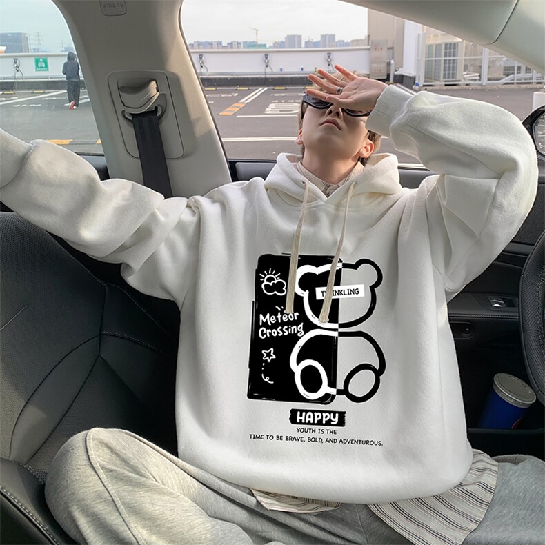 8XL连帽卫衣男大码胖子帽衫大号运动服WY2352-P35加绒款-P40,男装卫衣,电商A040