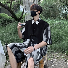 新中式套装TZ77797特P51衬衫CS77798特P33DK77055特P18套装控108，男装衬衫，星座227-7