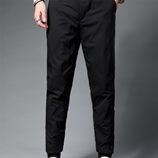 2023新款纯色休闲羽绒男裤白鸭绒中青年男士棉裤ALXB801-P155，男装棉裤，电商B212（原钱塘6029）