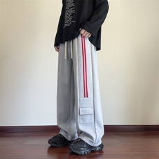 815A-MK97952-P45特美式条纹工装裤休闲裤直筒多口袋运动裤男，男装工装外套，星座815A