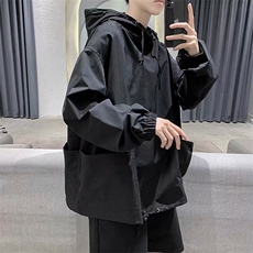 大货套头连帽卫衣男士宽松中性小外套潮cec工装夹克春秋803-p35，男装卫衣，星座1008