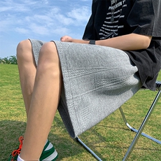 肌理感休闲短裤男夏美式宽松抽绳五分运动裤中裤XZ514-2-1533-P38，男装牛仔裤，星座514-2(原B239)
