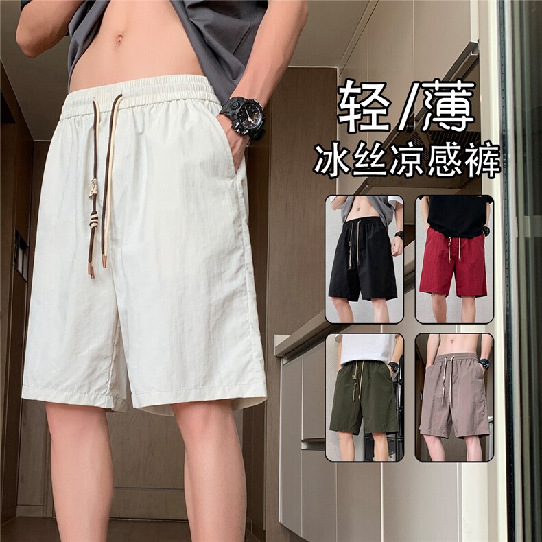 夏季薄款速干五分休闲短裤DK058模特酒店锦纶(S-2XL)TP22，男装休闲裤，电商A088