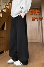 春季瘦高个子加长休闲裤男直筒阔腿188cm115运动裤宽松KZ030P55，男装休闲裤，电商B312