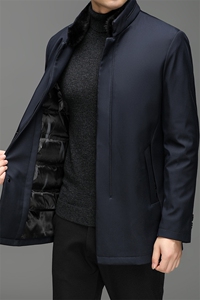 CK72065钱塘2020-2冬季新款商务休闲厚款中年男士羽绒服P285图片