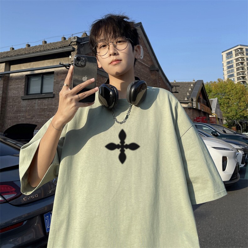 230g重磅纯棉!夏季短袖t恤男半袖男NT200-特P19控38,男装T恤,电商B367