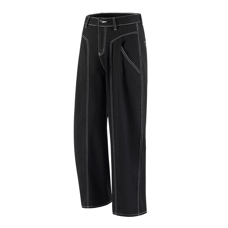 立体白底龙叨叨潮流复古工装口袋明线设计套装男78055P105控168，男装休闲套装，星座227-7