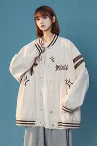 中性风  2026秋季新款潮牌印花棒球服宽松百搭夹克G300--P65K88图片