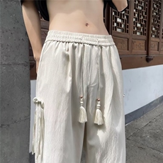 休闲裤男士韩版潮流痞子帅气百搭夏季2024新款ins长裤K5366-P39，男装休闲裤，星座412-2